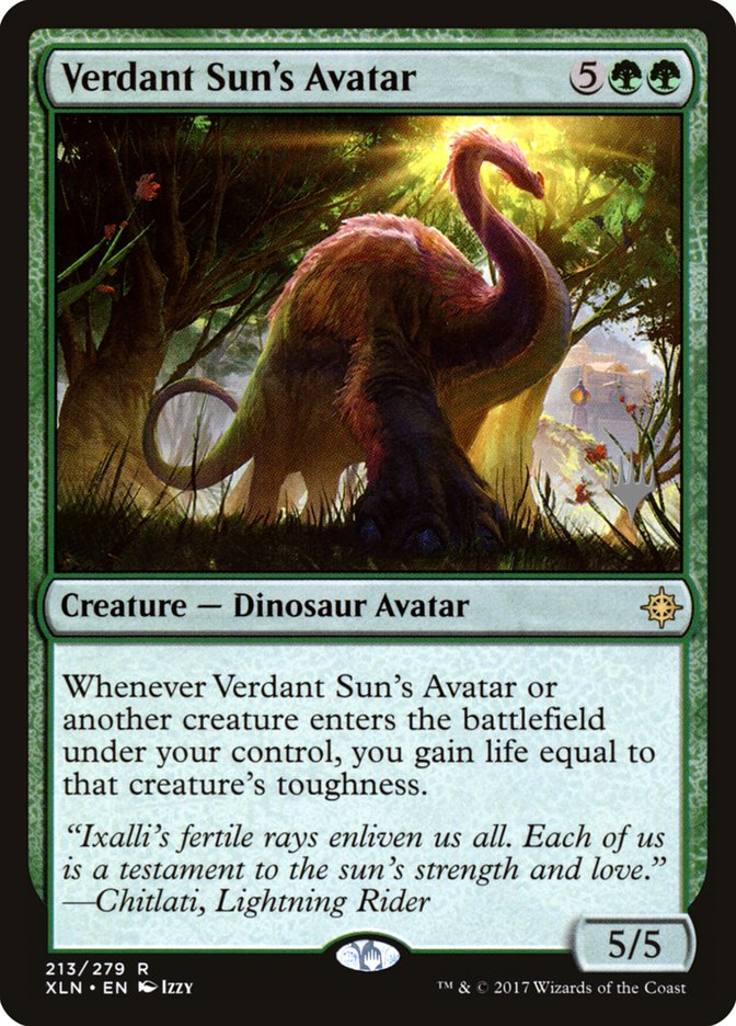 Verdant Sun's Avatar (Promo Pack) [Ixalan Promos] | Silver Goblin