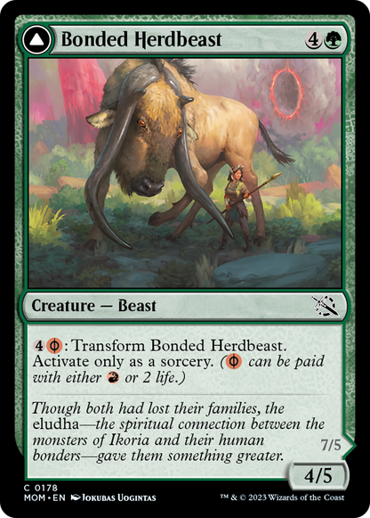 Bonded Herdbeast // Plated Kilnbeast [March of the Machine] Foil