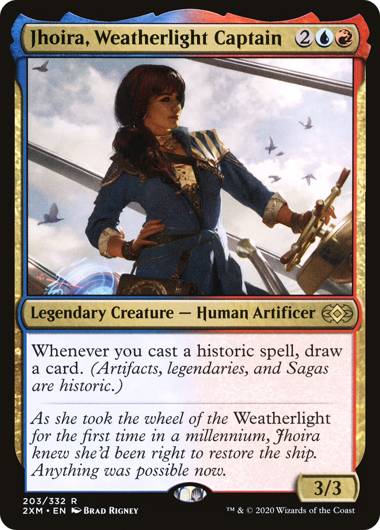 Jhoira, Weatherlight Captain [Double Masters] Foil