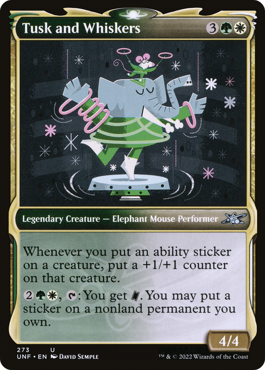 Tusk and Whiskers (Showcase) [Unfinity] Foil