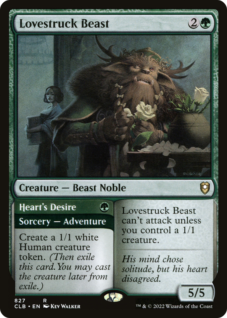 Lovestruck Beast // Heart's Desire [Commander Legends: Battle for Baldur's Gate] | Silver Goblin