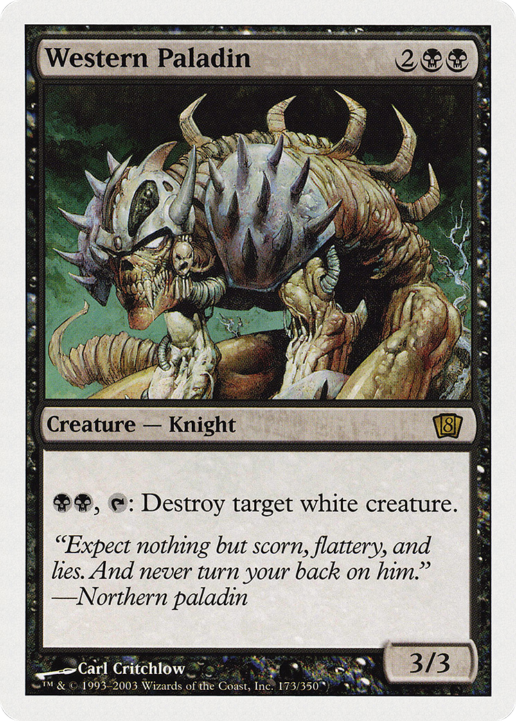 Western Paladin (173) Foil - Eighth Edition