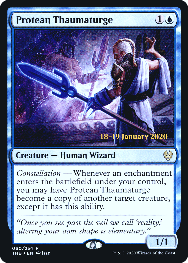 Protean Thaumaturge (060) Foil - Theros Beyond Death Promos
