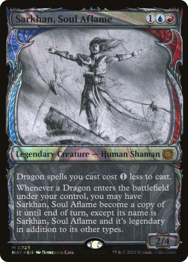 Sarkhan, Soul Aflame (Showcase Halo Foil) [March of the Machine: The Aftermath]