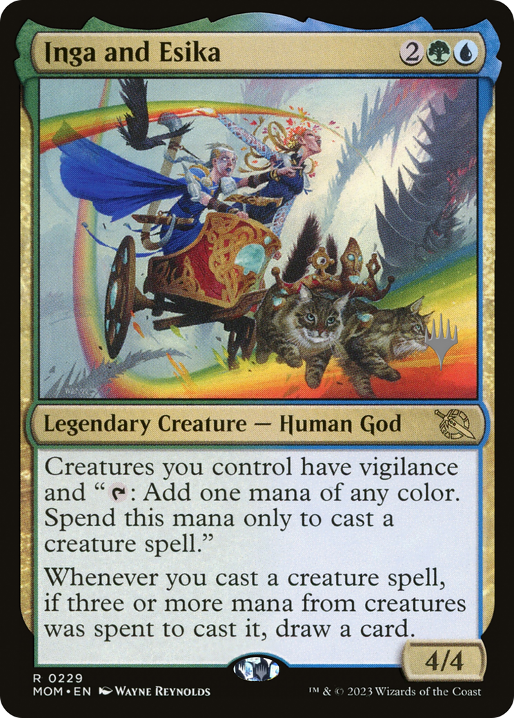 Inga and Esika (Promo Pack) [March of the Machine Promos] Foil