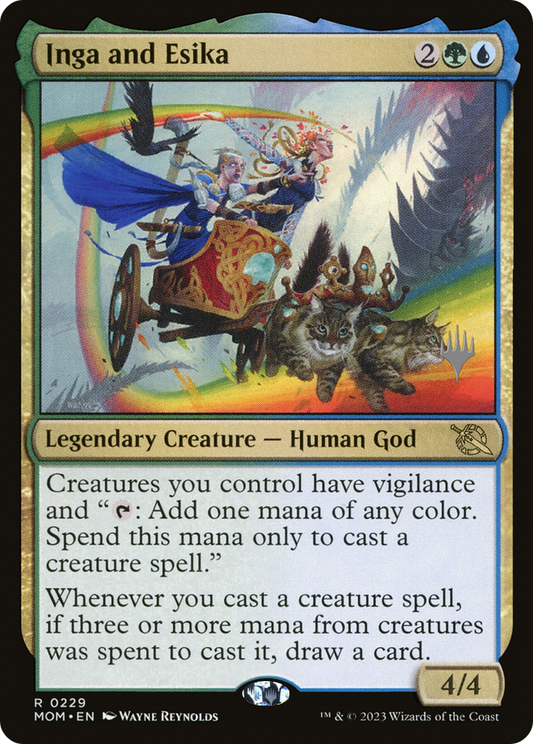 Inga and Esika (Promo Pack) [March of the Machine Promos] Foil