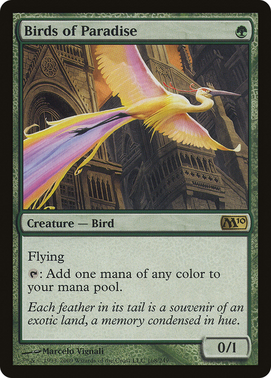 Birds of Paradise [Magic 2010] Foil