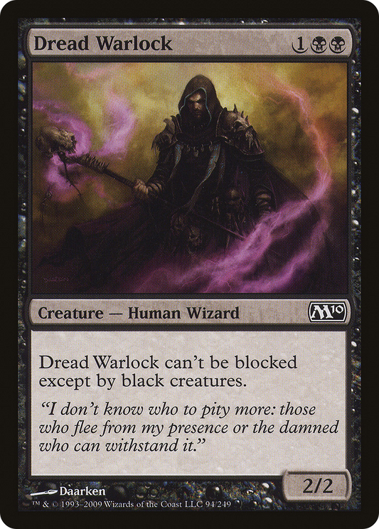 Dread Warlock [Magic 2010] Foil
