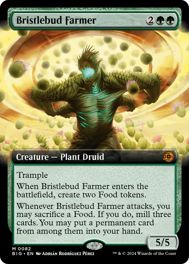 Bristlebud Farmer (Extended Art) [Outlaws of Thunder Junction: The Big Score] | Silver Goblin