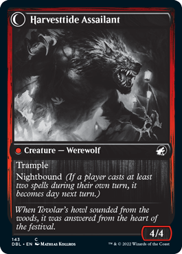 Harvesttide Infiltrator // Harvesttide Assailant [Innistrad: Double Feature] Foil