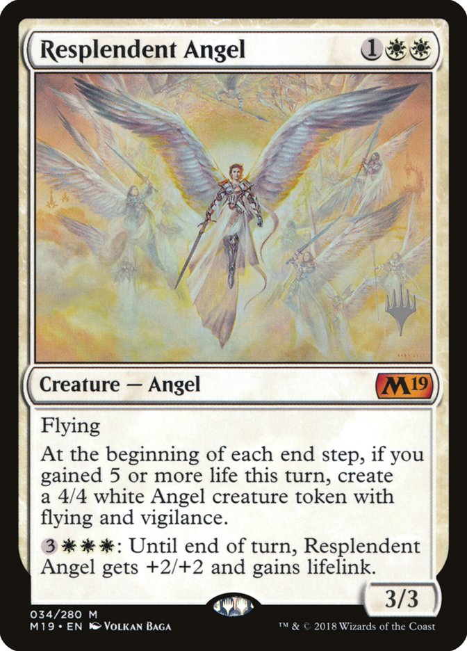 Resplendent Angel (Promo Pack) [Core Set 2019 Promos] | Silver Goblin