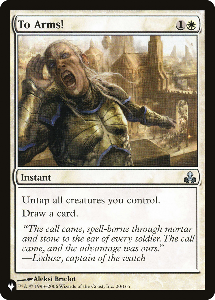 To Arms! [The List Reprints] | Silver Goblin