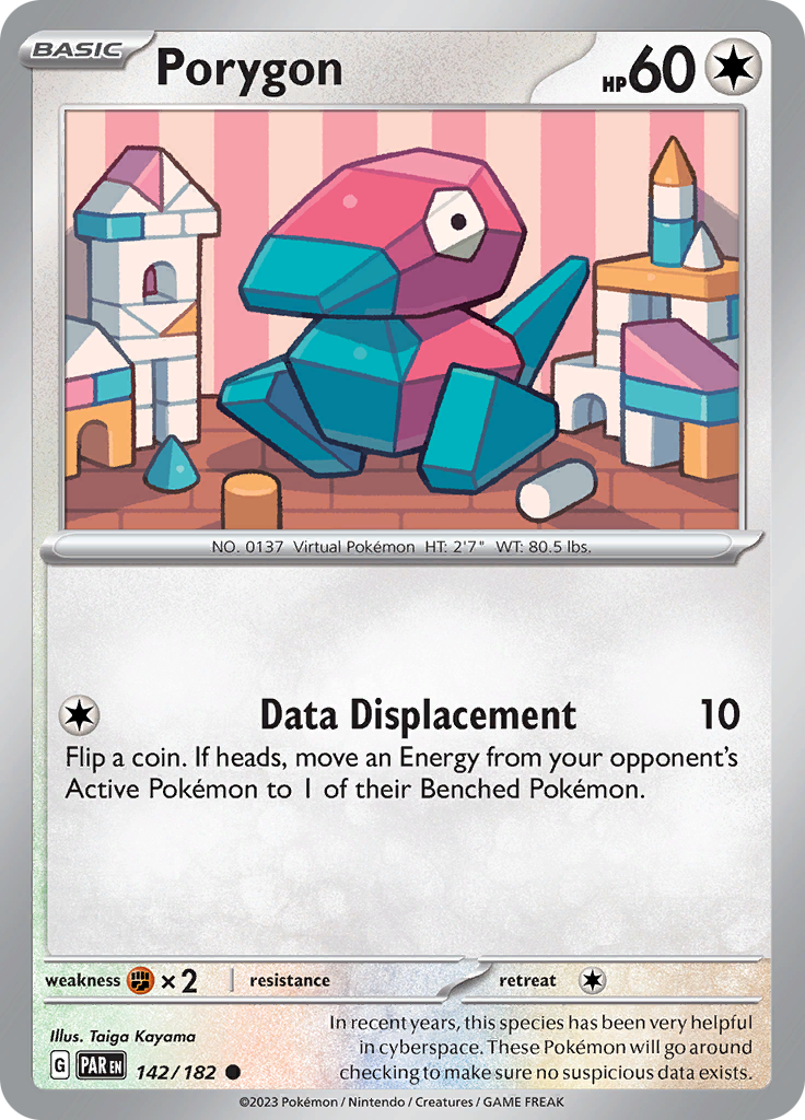 Porygon (142/182) [Scarlet & Violet: Paradox Rift] | Silver Goblin