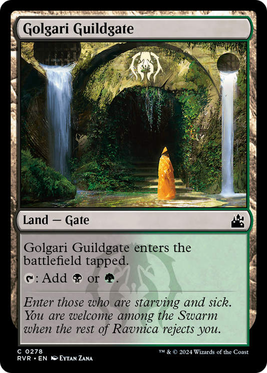 Golgari Guildgate [Ravnica Remastered] Foil
