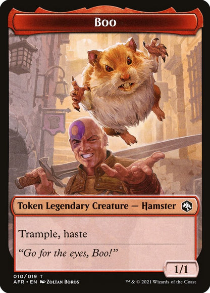 Devil // Boo Double-Sided Token [Dungeons & Dragons: Adventures in the Forgotten Realms Tokens] Foil