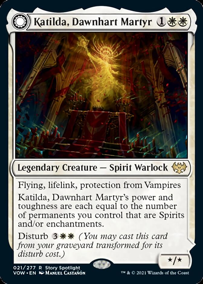Katilda, Dawnhart Martyr (021) Foil - Innistrad: Crimson Vow
