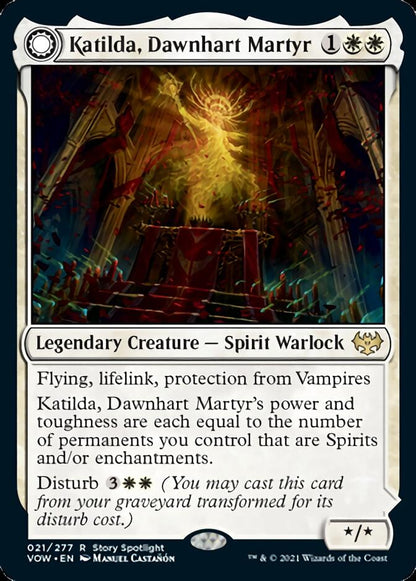 Katilda, Dawnhart Martyr (021) Foil - Innistrad: Crimson Vow
