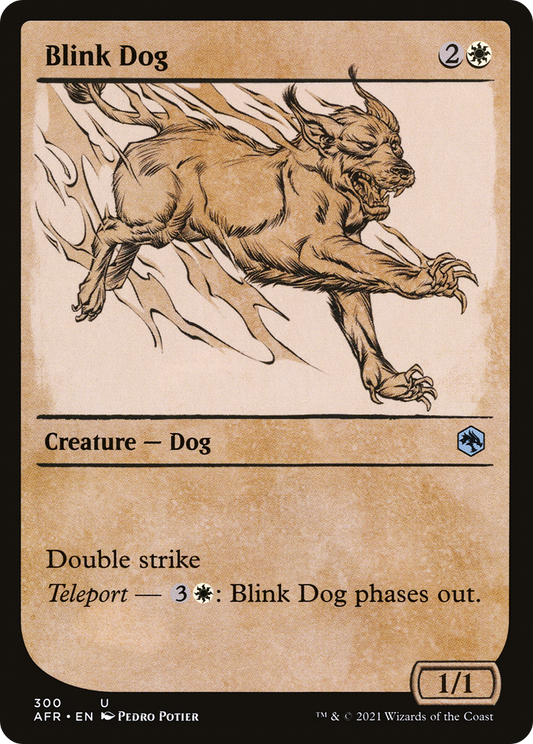 Blink Dog (Showcase) [Dungeons & Dragons: Adventures in the Forgotten Realms] Foil