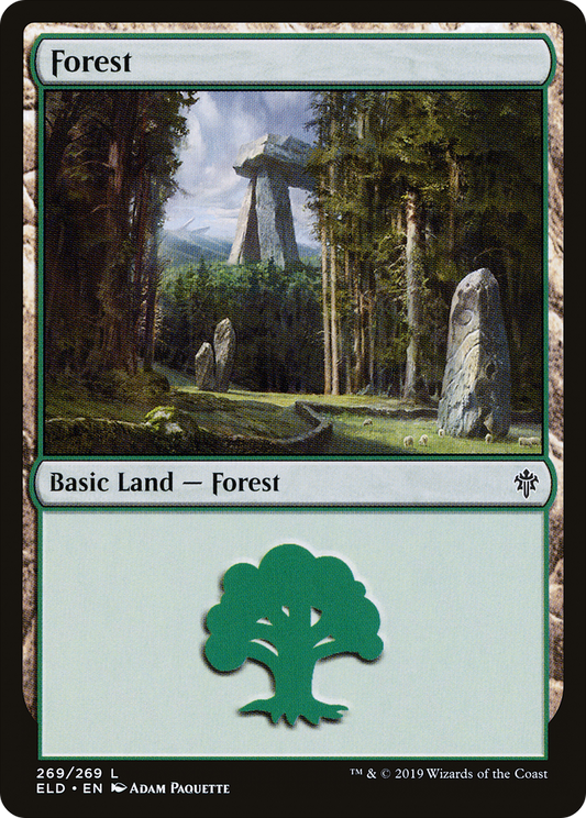 Forest (269) [Throne of Eldraine] Foil