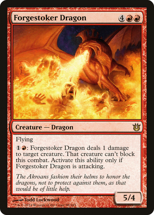 Forgestoker Dragon [Born of the Gods] Foil
