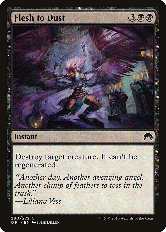 Flesh to Dust [Magic Origins] Foil