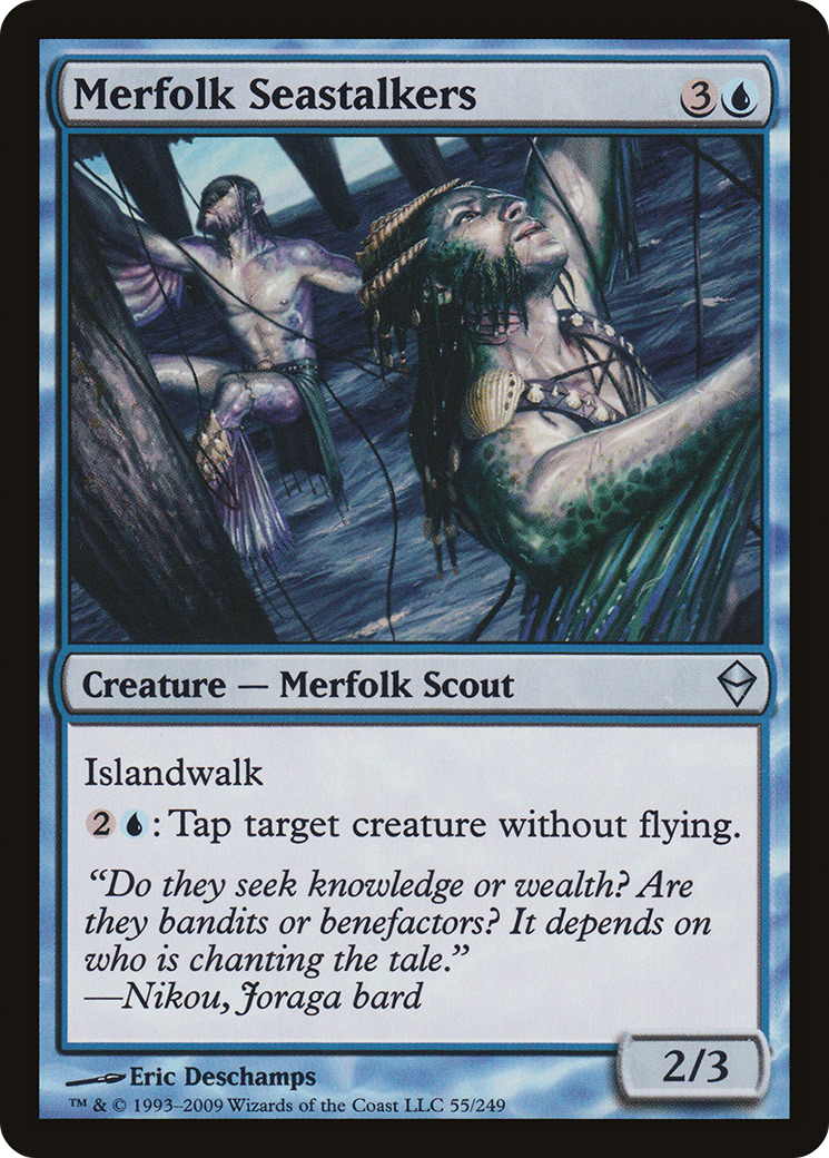 Merfolk Seastalkers (055) - Zendikar