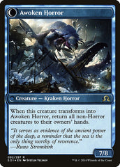 Thing in the Ice // Awoken Horror [Shadows over Innistrad Prerelease Promos] | Silver Goblin