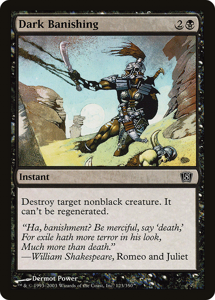 Dark Banishing (123★) Foil - Eighth Edition