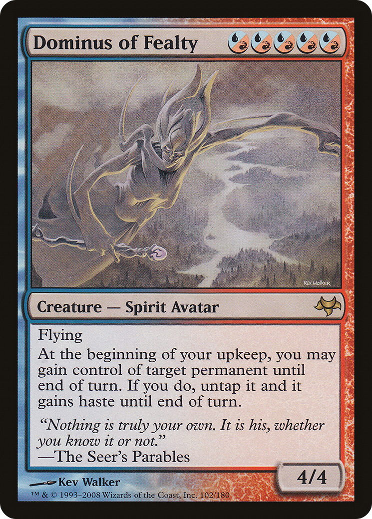 Dominus of Fealty [Eventide] Foil