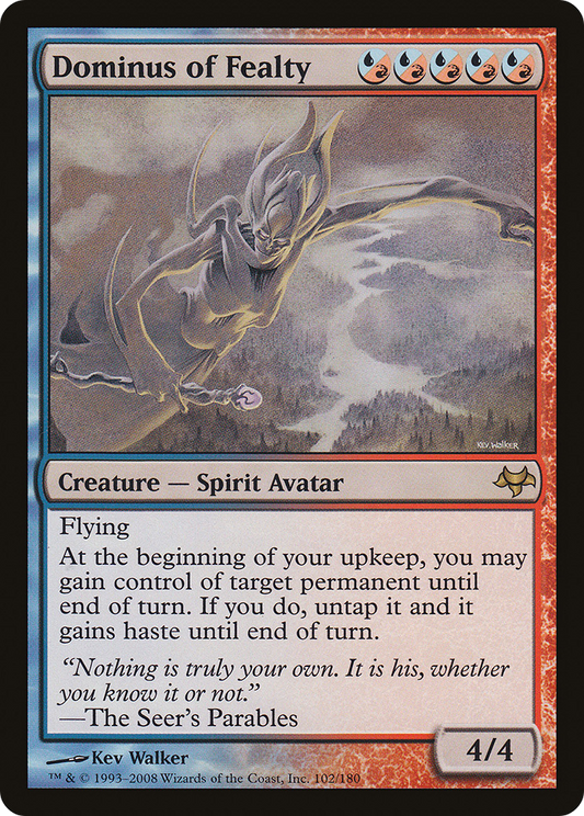 Dominus of Fealty [Eventide] Foil