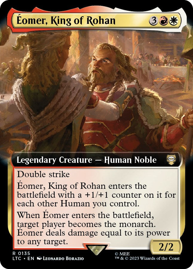 Eomer, King of Rohan (Extended Art) [The Lord of the Rings: Tales of Middle-Earth Commander] | Silver Goblin
