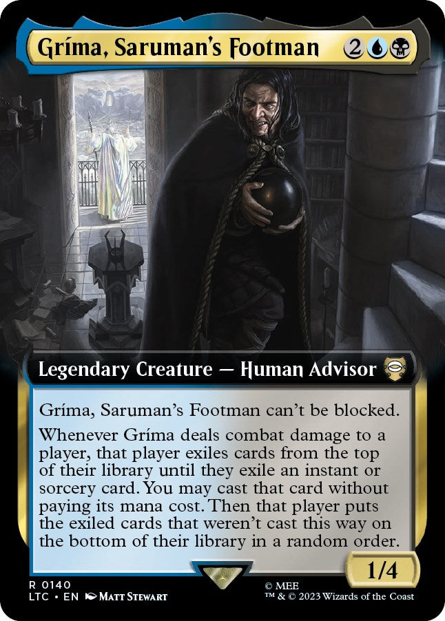 Grima, Saruman's Footman (Extended Art) [The Lord of the Rings: Tales of Middle-Earth Commander] | Silver Goblin