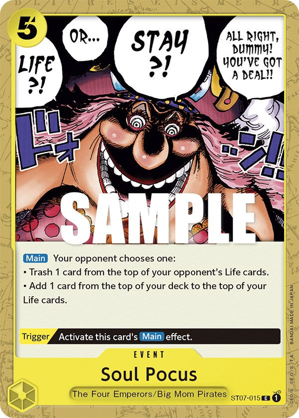 Soul Pocus  (ST07-015) - Starter Deck 7: Big Mom Pirates | Silver Goblin