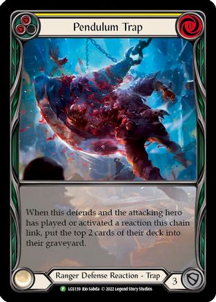 Pendulum Trap - LGS139 (LGS139) Rainbow Foil - Flesh and Blood: Promo Cards