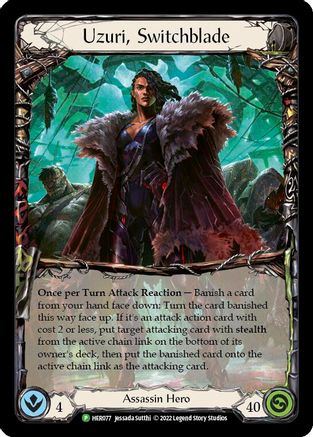 Uzuri, Switchblade - HER077 (HER077) Cold Foil - Flesh and Blood: Promo Cards