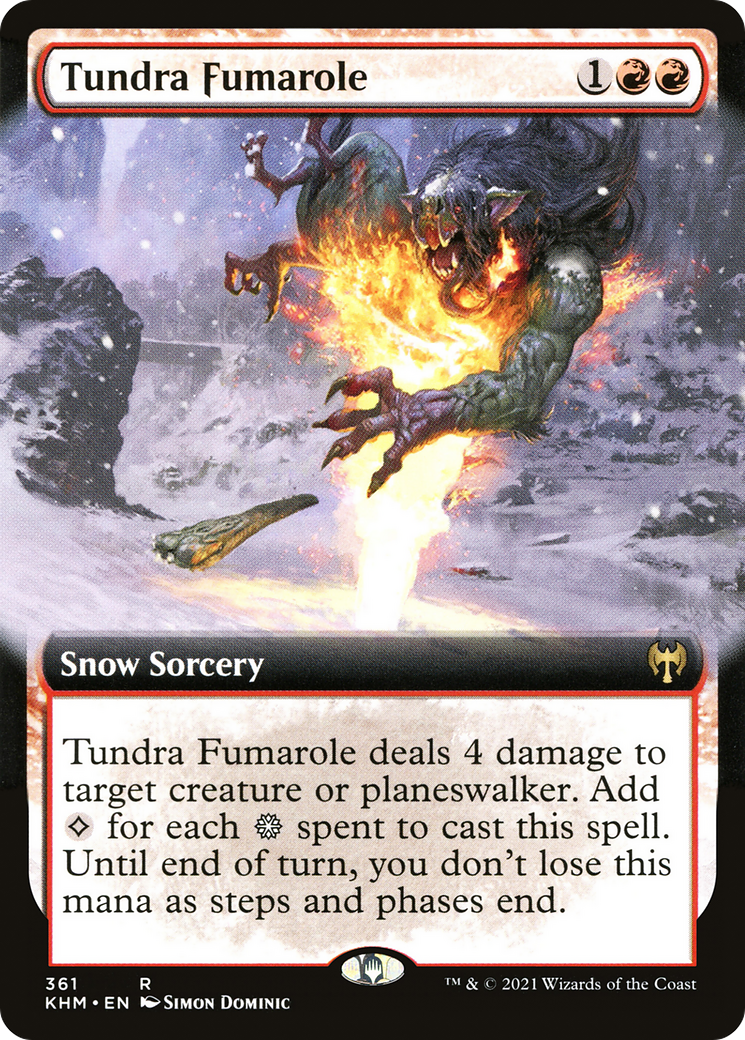 Tundra Fumarole (Extended Art) (361) Foil - Kaldheim