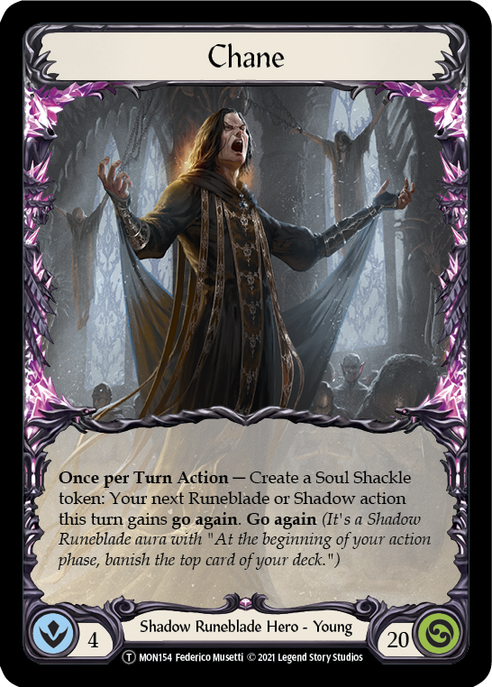 Chane // Chane, Bound by Shadow (MON154) Unlimited Edition  - Monarch