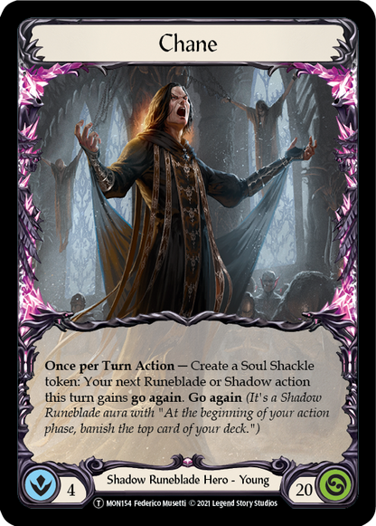 Chane // Chane, Bound by Shadow (MON154) Unlimited Edition  - Monarch