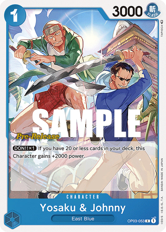 Yosaku & Johnny  (OP03-053) - Pillars of Strength Pre-Release Cards