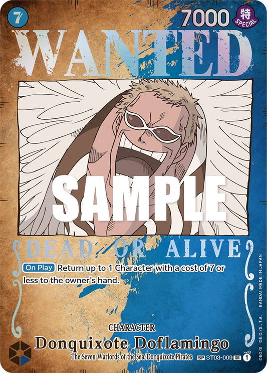 Donquixote Doflamingo (Wanted Poster) (ST03-009) Foil