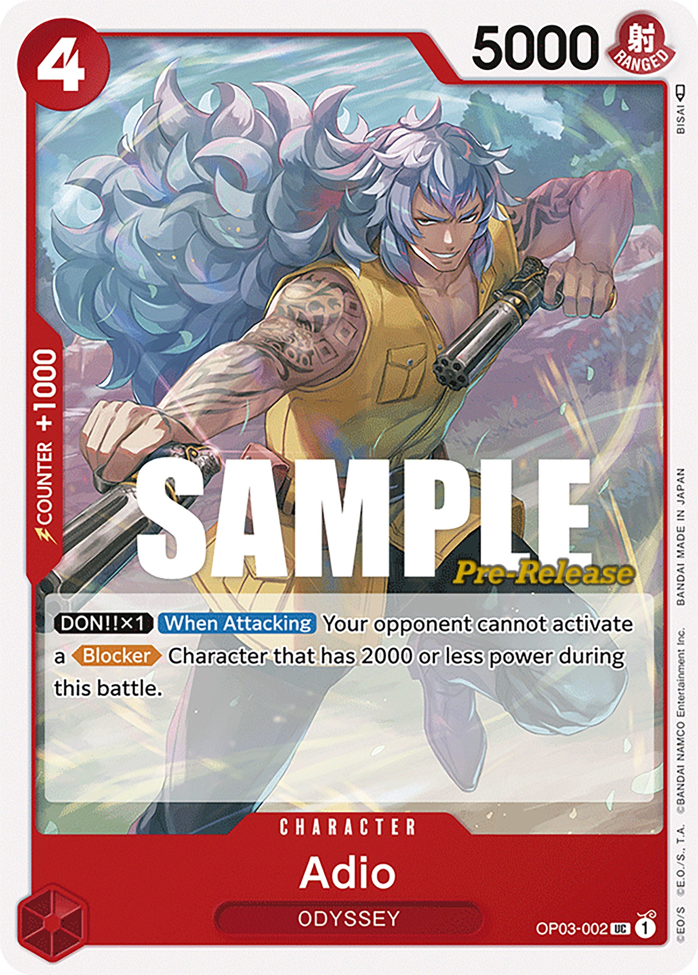 Adio [Pillars of Strength Pre-Release Cards] | Silver Goblin