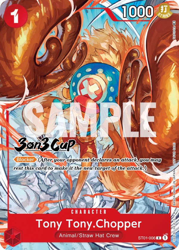 Tony Tony.Chopper (3-on-3 Cup) [Participant] [One Piece Promotion Cards] | Silver Goblin