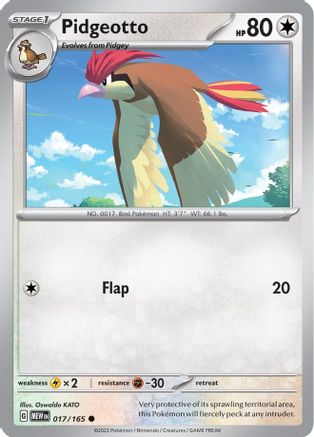 Pidgeotto (17) Reverse Holofoil - 151