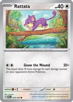 Rattata (19) Reverse Holofoil - 151