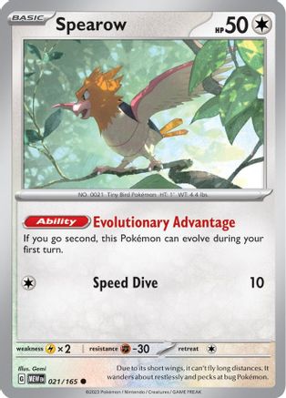 Spearow (21) Reverse Holofoil - 151
