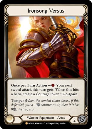 Ironsong Versus (DTD207) Cold Foil - Dusk till Dawn