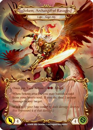Figment of Ravages // Sekem, Archangel of Ravages (Marvel) (DTD008) Cold Foil - Dusk till Dawn