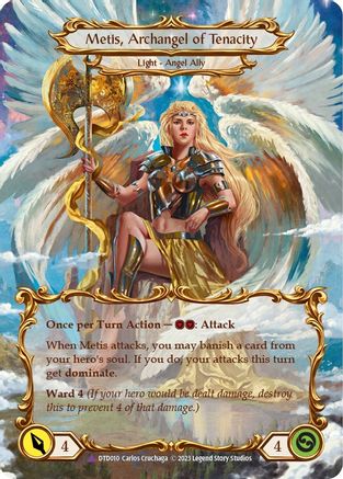 Figment of Tenacity // Metis, Archangel of Tenacity (Marvel) (DTD010) Cold Foil - Dusk till Dawn