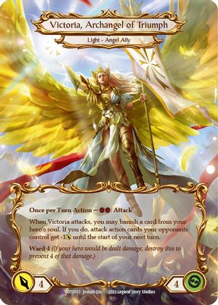 Figment of Triumph // Victoria, Archangel of Triumph (Marvel) (DTD011) Cold Foil - Dusk till Dawn