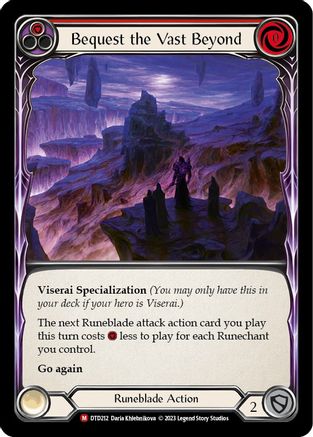 Bequest the Vast Beyond (DTD212) Rainbow Foil - Dusk till Dawn